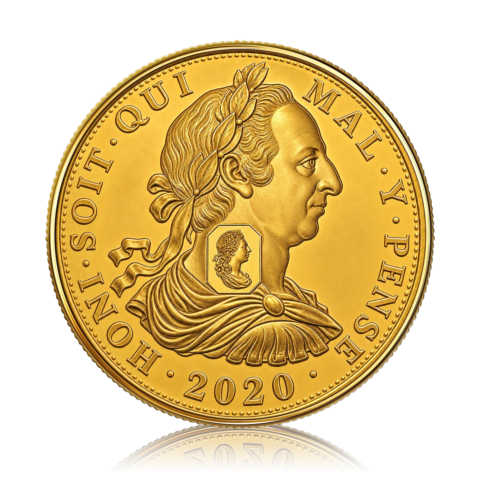 Preowned  Gold Proof Sovereign George lll 5-Coin Box Set (2020) 4